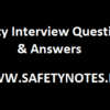 Safety Interview Questions & Answers