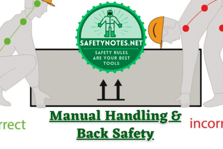 Back safety, Manual handling techniques, Preventing back injuries, Proper lifting methods Importance of exercise for back health, Manual Handling