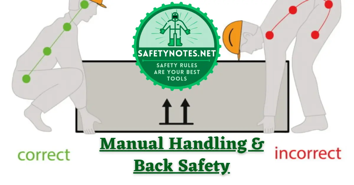 Toolbox Talk – Manual Handling Back Safety