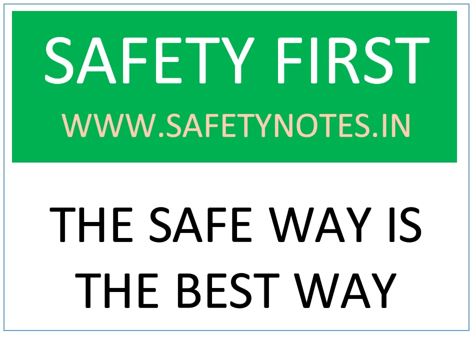 Safety First\