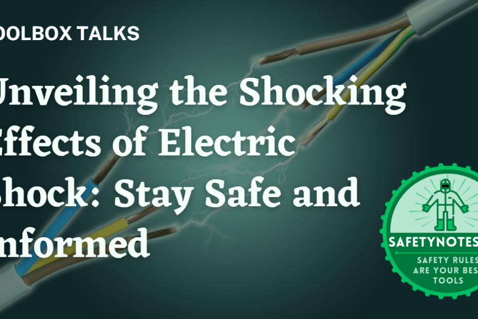 Effects of electric shock Electrical safety measures Preventing electrical accidents First aid for electric shock Importance of reporting electrical hazards