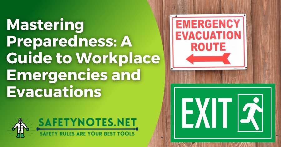 A Guide to Workplace Emergencies and Evacuations Workplace Safety Emergency Preparedness Emergency Action Plan Hazardous Substances First-Aid Training