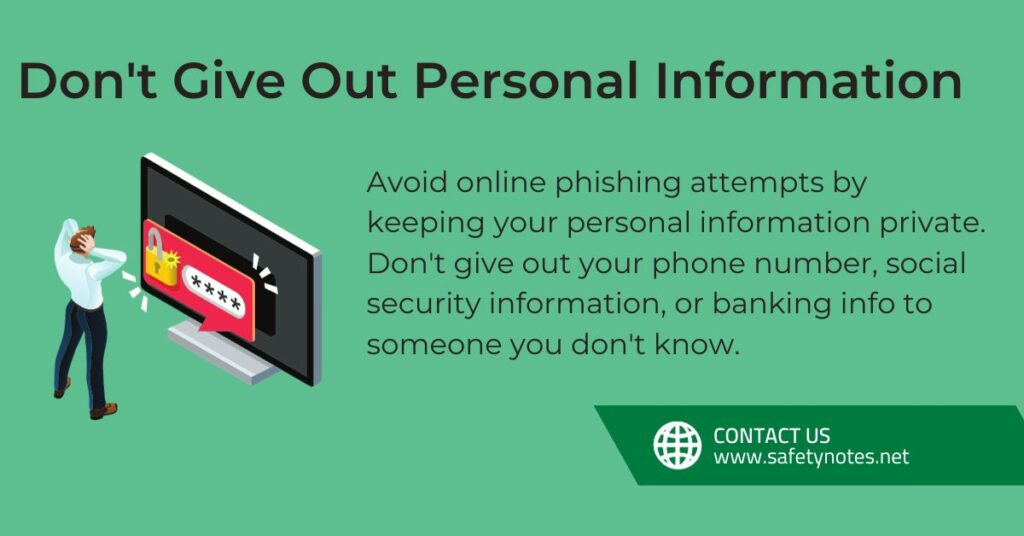 Internet safety - Be careful about what you share online