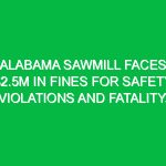 Alabama sawmill faces $2.5M in fines for safety violations and fatality.