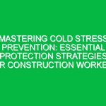 Mastering Cold Stress Prevention: Essential Protection Strategies for Construction Workers
