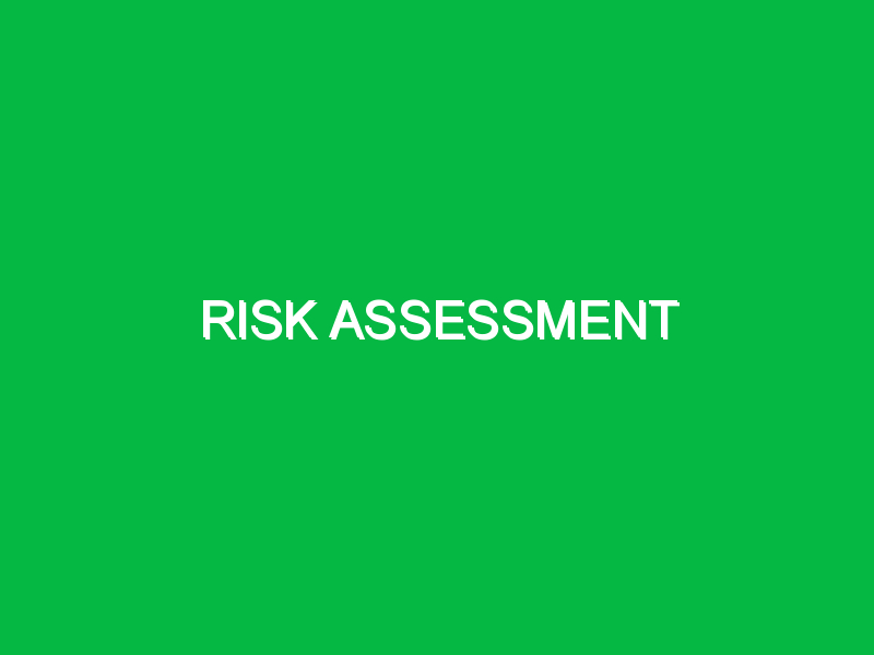 Risk Assessment