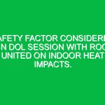 Safety factor considered in DOL session with ROC United on indoor heat impacts.