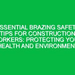 Essential Brazing Safety Tips for Construction Workers: Protecting Your Health and Environment