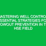 Mastering Well Control: Essential Strategies for Blowout Prevention in the HSE Field