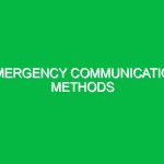 Emergency communication methods