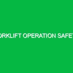 Forklift operation safety