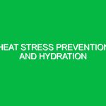 Heat stress prevention and hydration