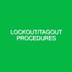 Lockout/tagout procedures