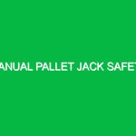 Manual pallet jack safety