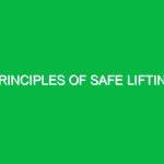 Principles of safe lifting