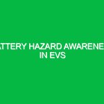 Battery hazard awareness in EVs
