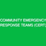 Community emergency response teams (CERT)