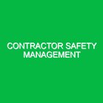 Contractor Safety Management