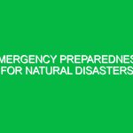 Emergency Preparedness for Natural Disasters