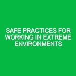 Safe Practices for Working in Extreme Environments