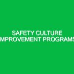 Safety Culture Improvement Programs