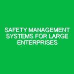 Safety Management Systems for Large Enterprises