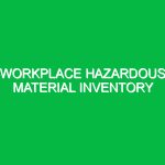 Workplace Hazardous Material Inventory