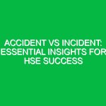 Accident vs Incident: Essential Insights for HSE Success