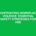 Confronting Workplace Violence: Essential Safety Strategies for HSE