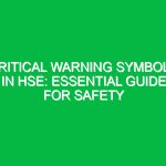 Critical Warning Symbols in HSE: Essential Guide for Safety