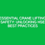 Essential Crane Lifting Safety: Unlocking HSE Best Practices