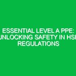 Essential Level A PPE: Unlocking Safety in HSE Regulations