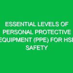Essential Levels of Personal Protective Equipment (PPE) for HSE Safety