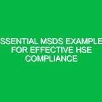 Essential MSDS Examples for Effective HSE Compliance