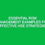 Essential Risk Management Examples for Effective HSE Strategies
