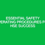 Essential Safety Operating Procedures for HSE Success