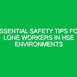 Essential Safety Tips for Lone Workers in HSE Environments