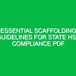 Essential Scaffolding Guidelines for State HSE Compliance PDF