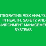Integrating Risk Analysis in Health, Safety, and Environment Management Systems