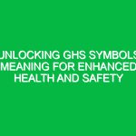 Unlocking GHS Symbols Meaning for Enhanced Health and Safety