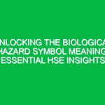 Unlocking the Biological Hazard Symbol Meaning: Essential HSE Insights
