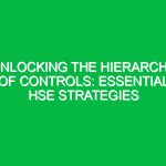 Unlocking the Hierarchy of Controls: Essential HSE Strategies