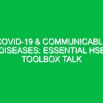 COVID-19 & Communicable Diseases: Essential HSE Toolbox Talk