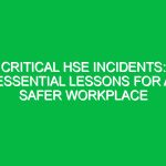 Critical HSE Incidents: Essential Lessons for a Safer Workplace