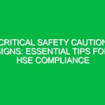 Critical Safety Caution Signs: Essential Tips for HSE Compliance