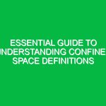 Essential Guide to Understanding Confined Space Definitions