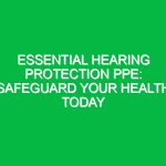 Essential Hearing Protection PPE: Safeguard Your Health Today