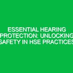 Essential Hearing Protection: Unlocking Safety in HSE Practices