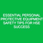 Essential Personal Protective Equipment Safety Tips for HSE Success