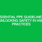 Essential PPE Guidelines: Unlocking Safety in HSE Practices